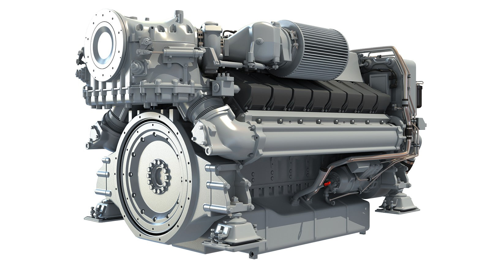 Diesel Engine 3D Model