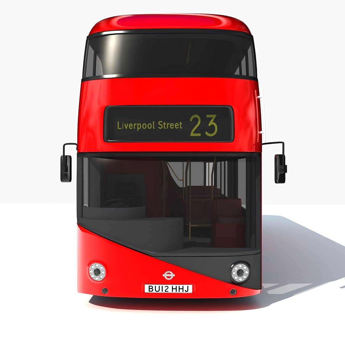 London Double Decker Bus Model