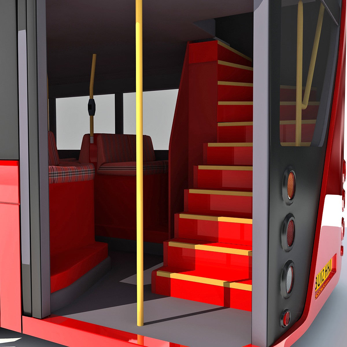 London Double Decker Bus Model