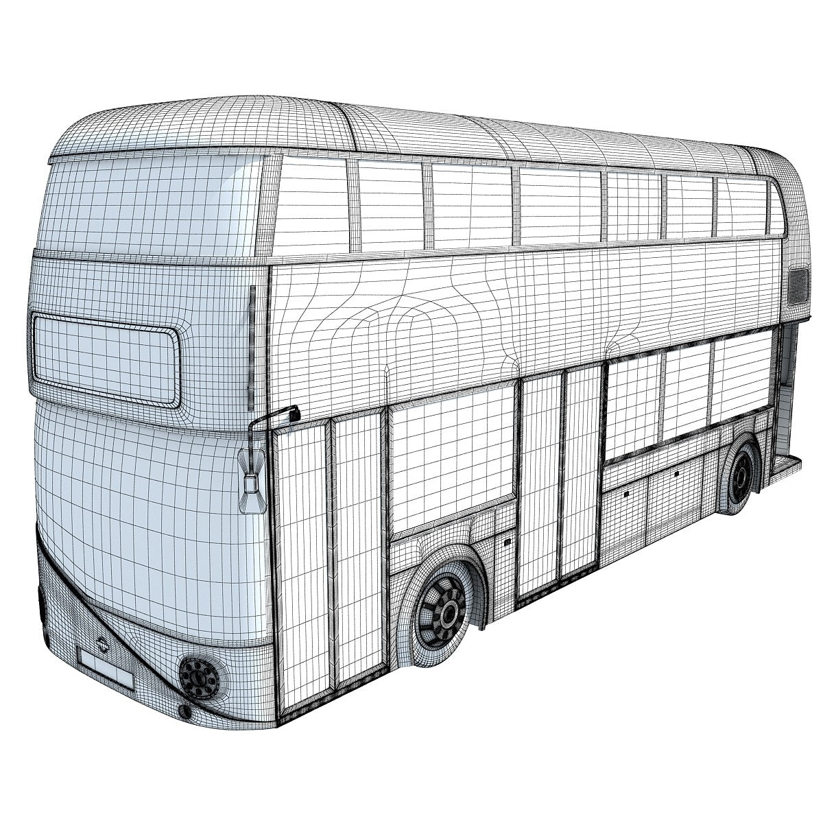 London Double Decker Bus Model