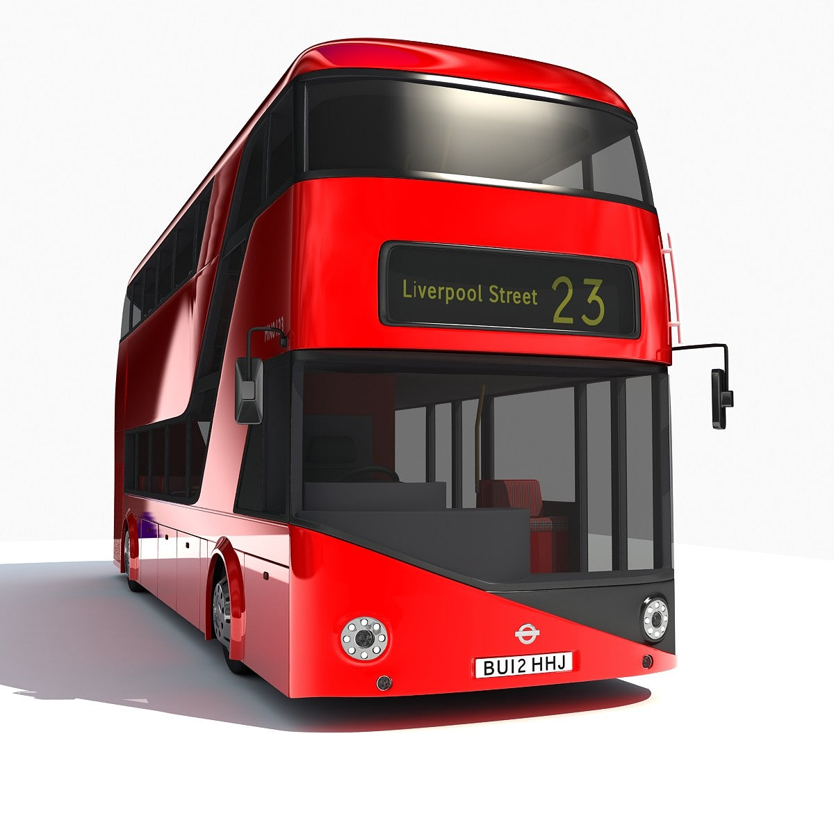 London Double Decker Bus Model