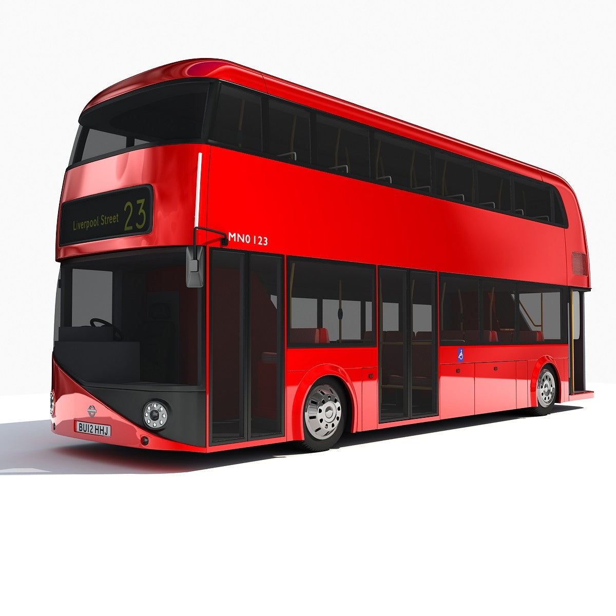 London Double Decker Bus Model