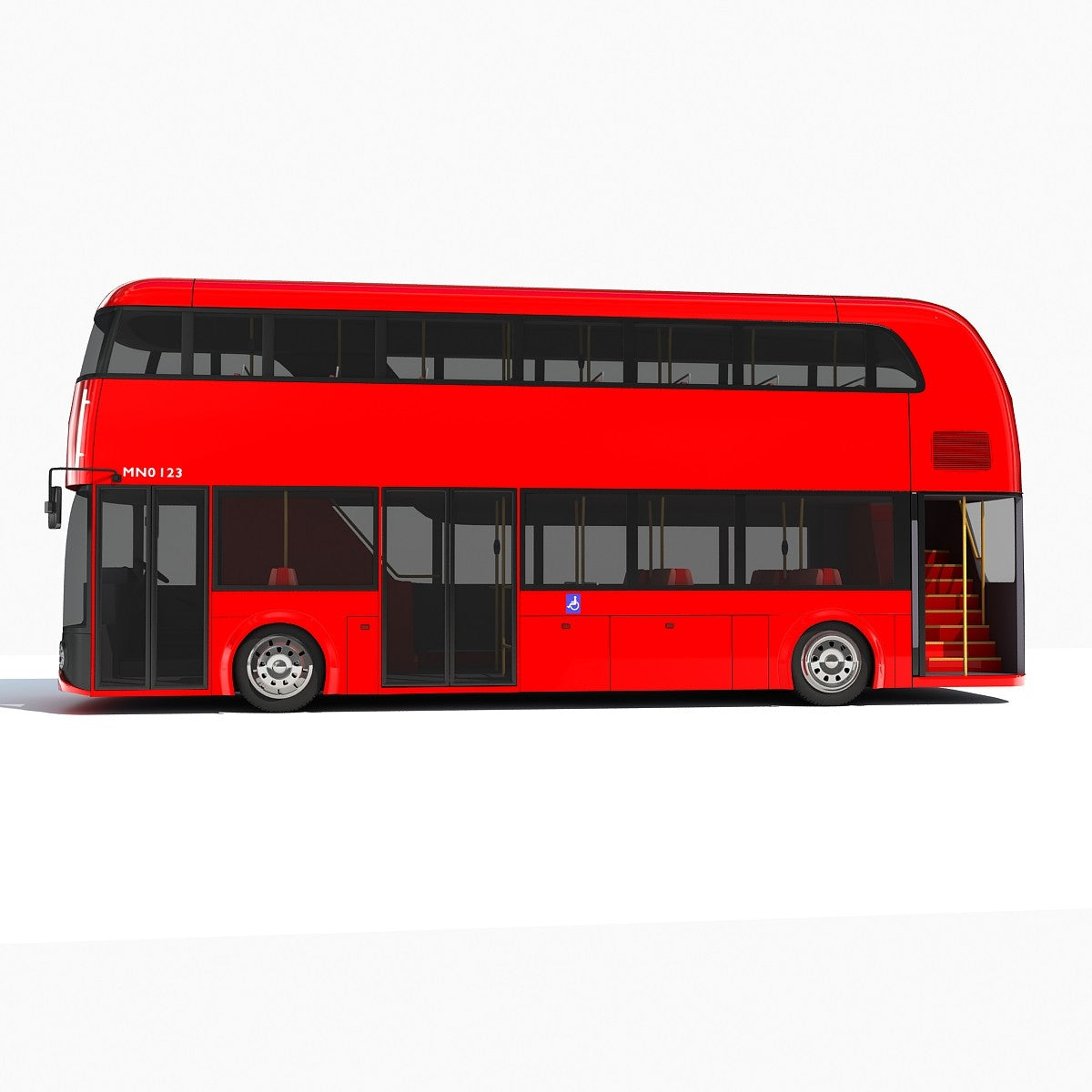 London Double Decker Bus Model