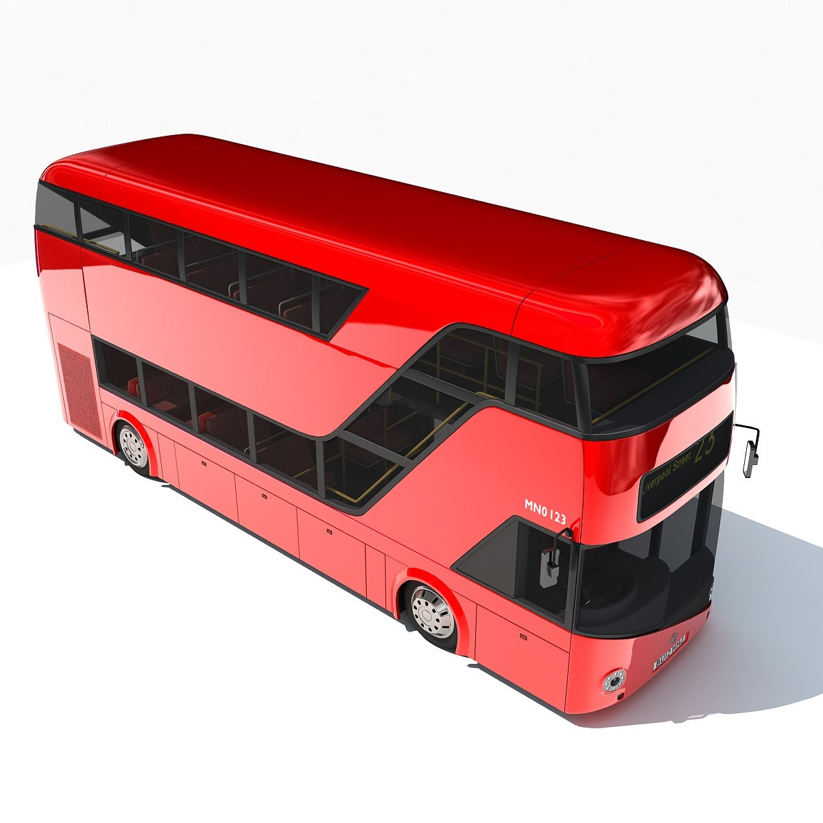 London Double Decker Bus Model