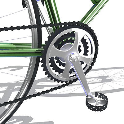 Racing Bicycle 3D Model