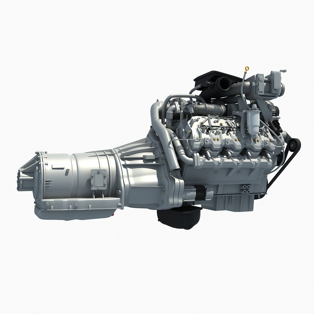 Duramax 3D Engine Model