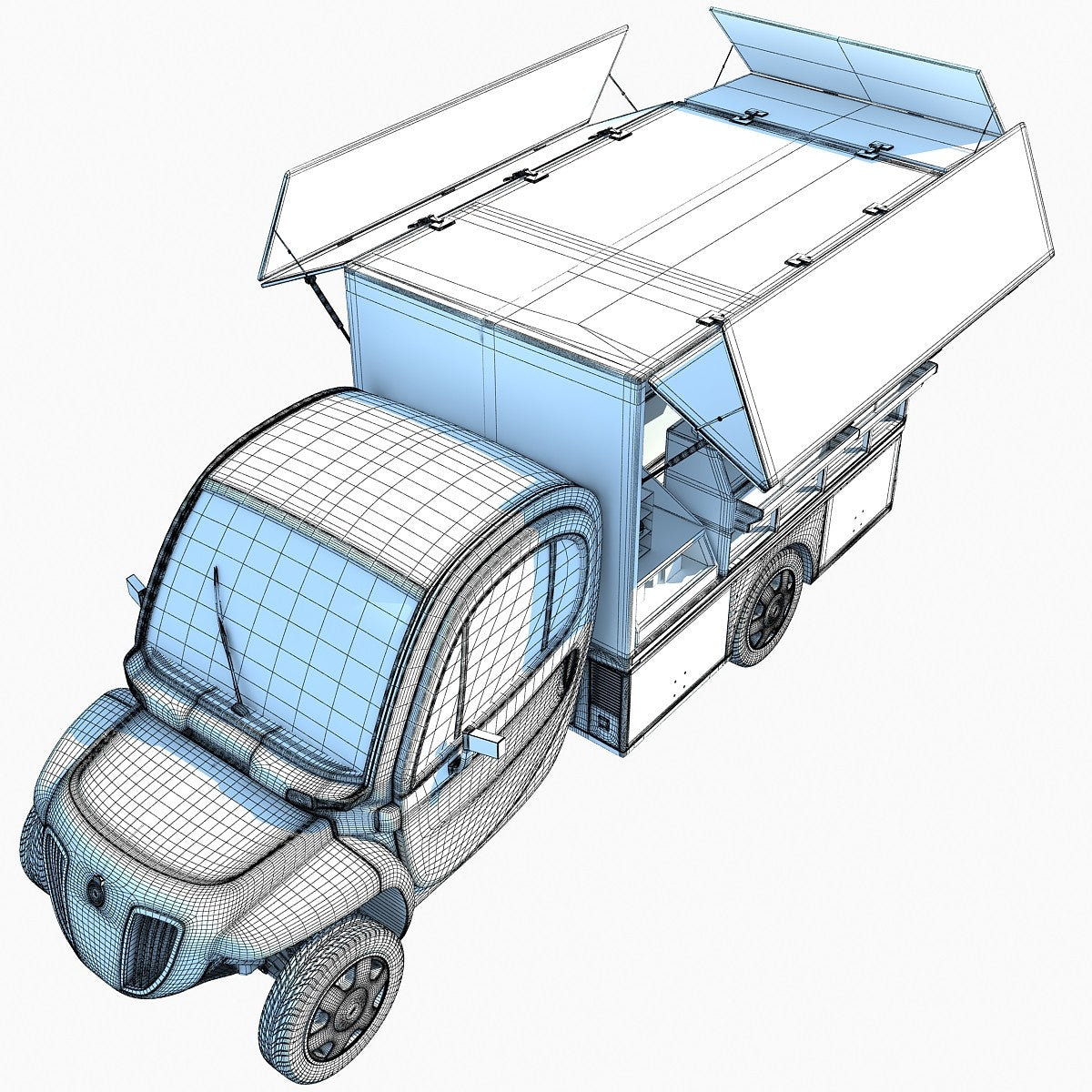 Food Truck 3D Model
