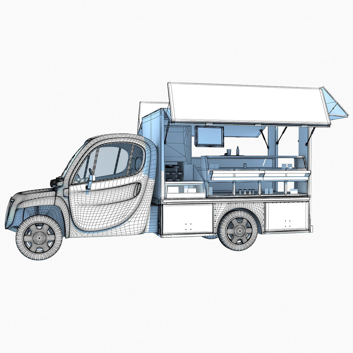 Food Truck 3D Model