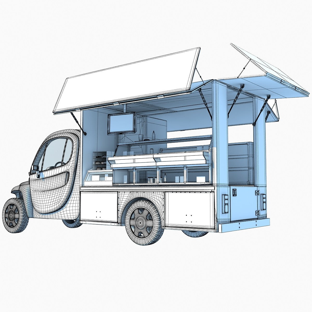Food Truck 3D Model