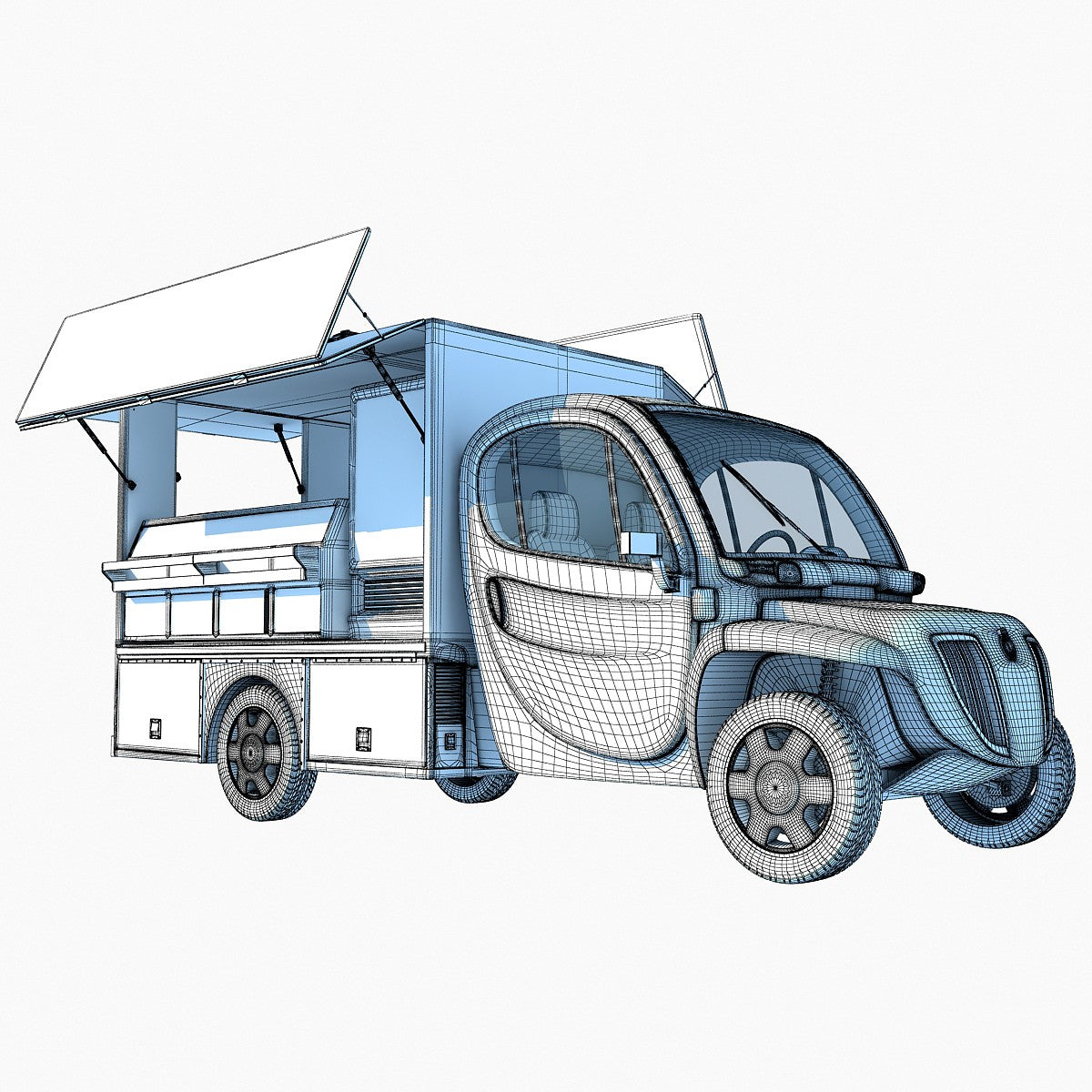Food Truck 3D Model