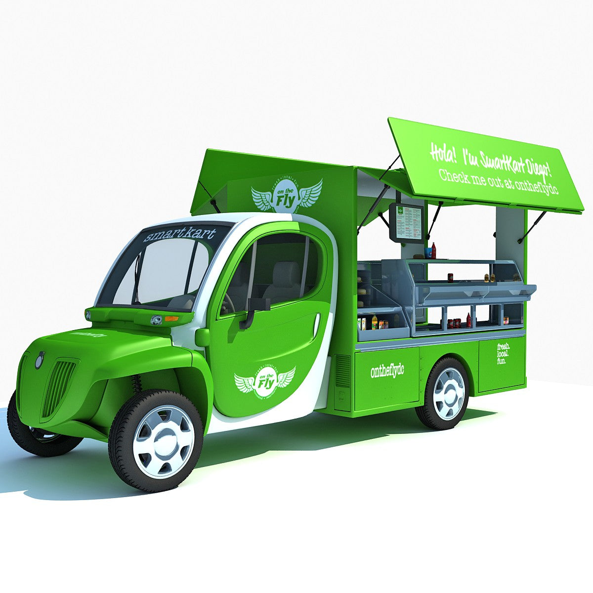 Food Truck 3D Model