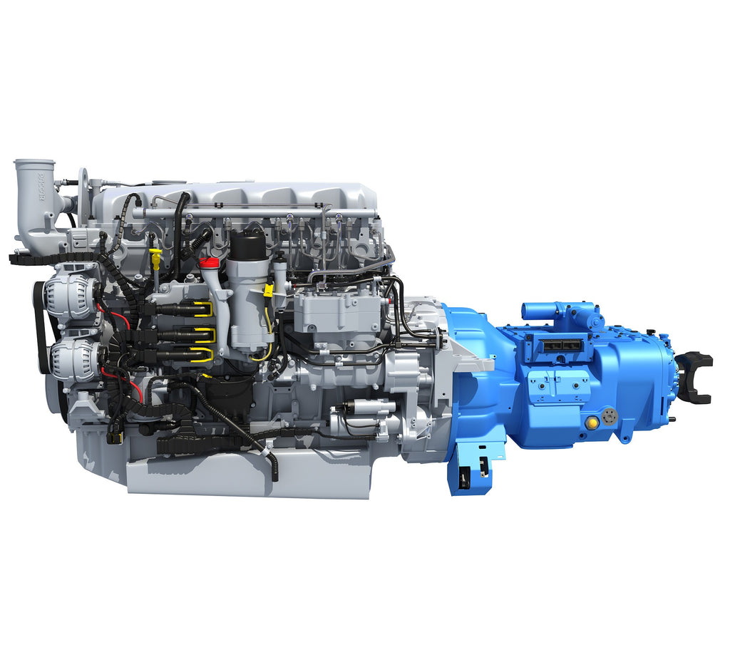 Paccar MX-13 Engine with Transmission