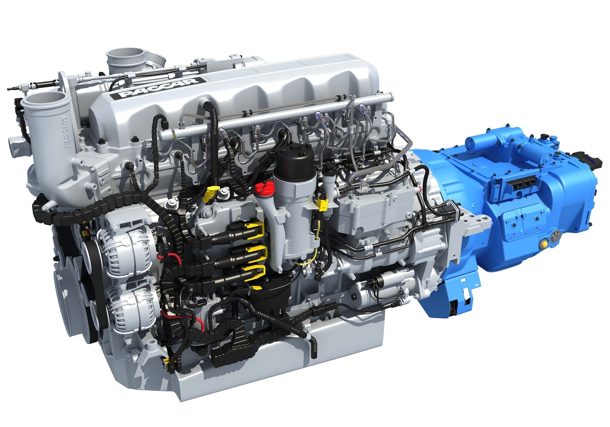 Mx14 Engine Paccar MX-13 Engine with Transmission – 3D Horse