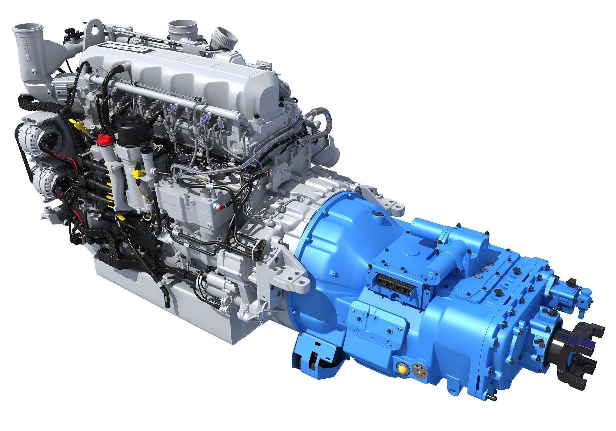 Mx14 Engine Paccar MX-13 Engine with Transmission – 3D Horse