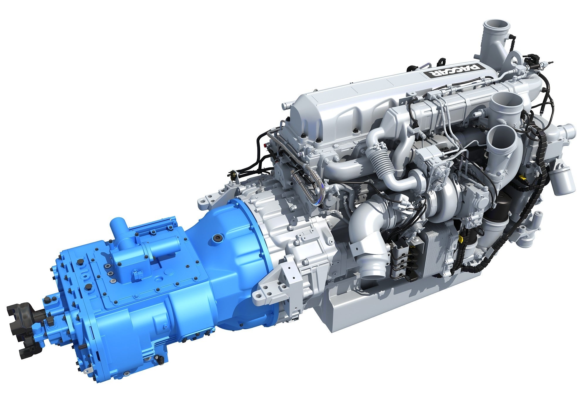 Mx Engine Paccar MX-13 Engine with Transmission – 3D Horse