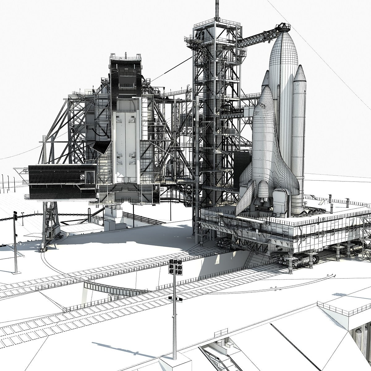 Launch Complex 39A 3D Model