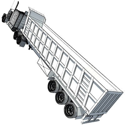 Dump Truck 3D Model