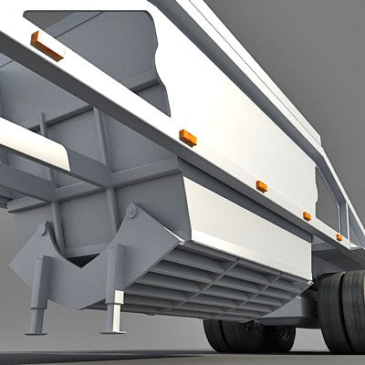 Bottom Dump Truck 3D Model