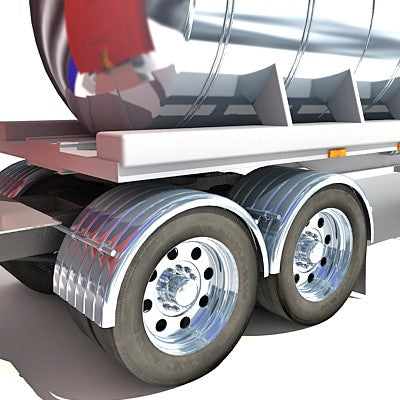 Tanker Truck 3D Model