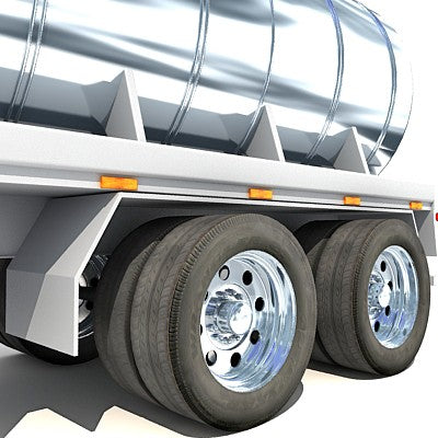 Tanker Truck 3D Model