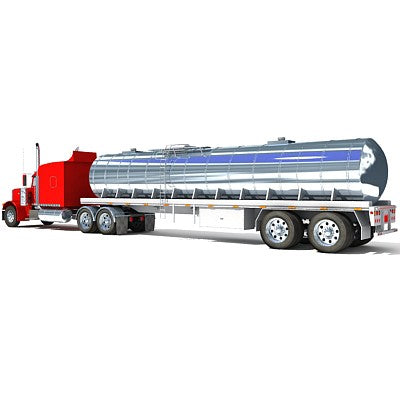 Tanker Truck 3D Model