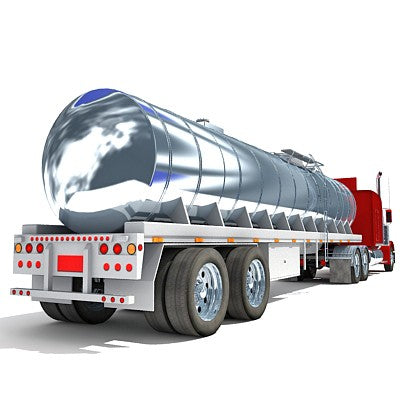 Tanker Truck 3D Model