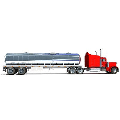 Tanker Truck 3D Model