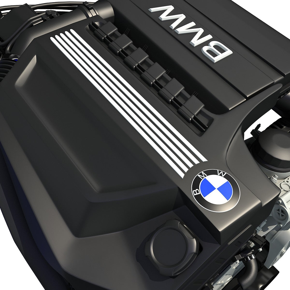Petrol Engine 3D Model