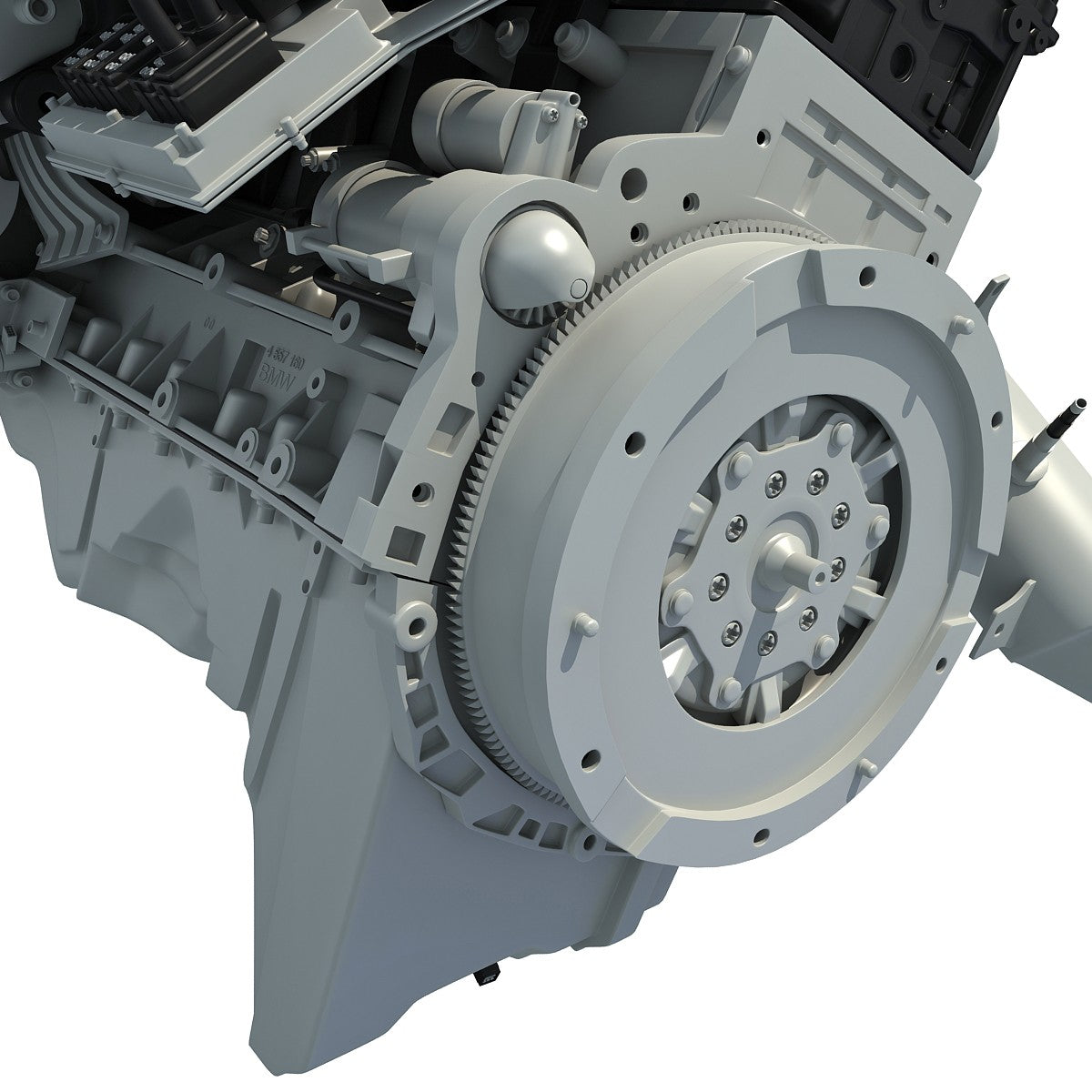 Petrol Engine 3D Model
