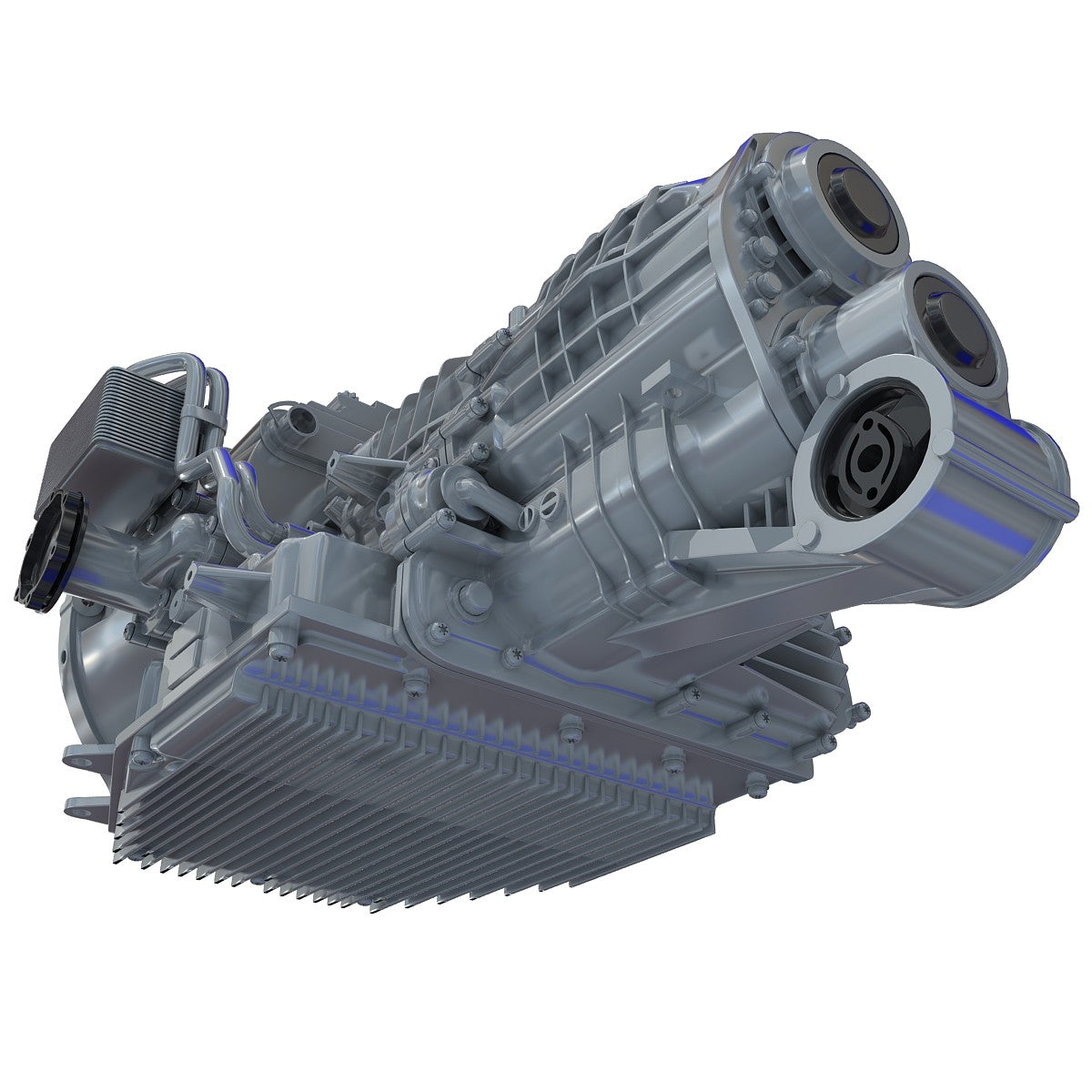 3D Gearbox Transmission Model
