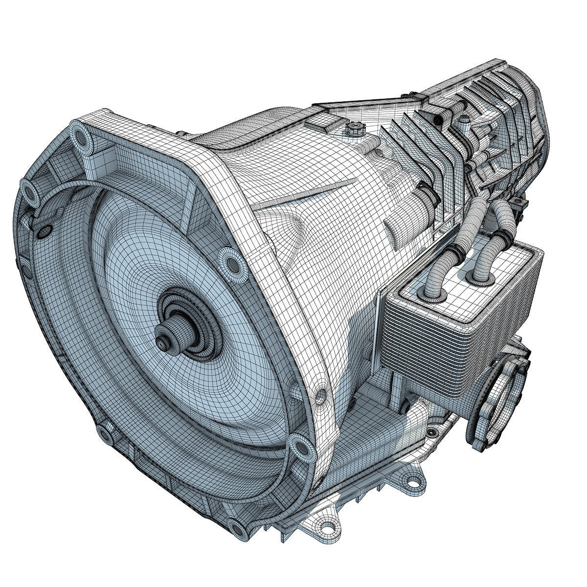 3D Gearbox Transmission Model