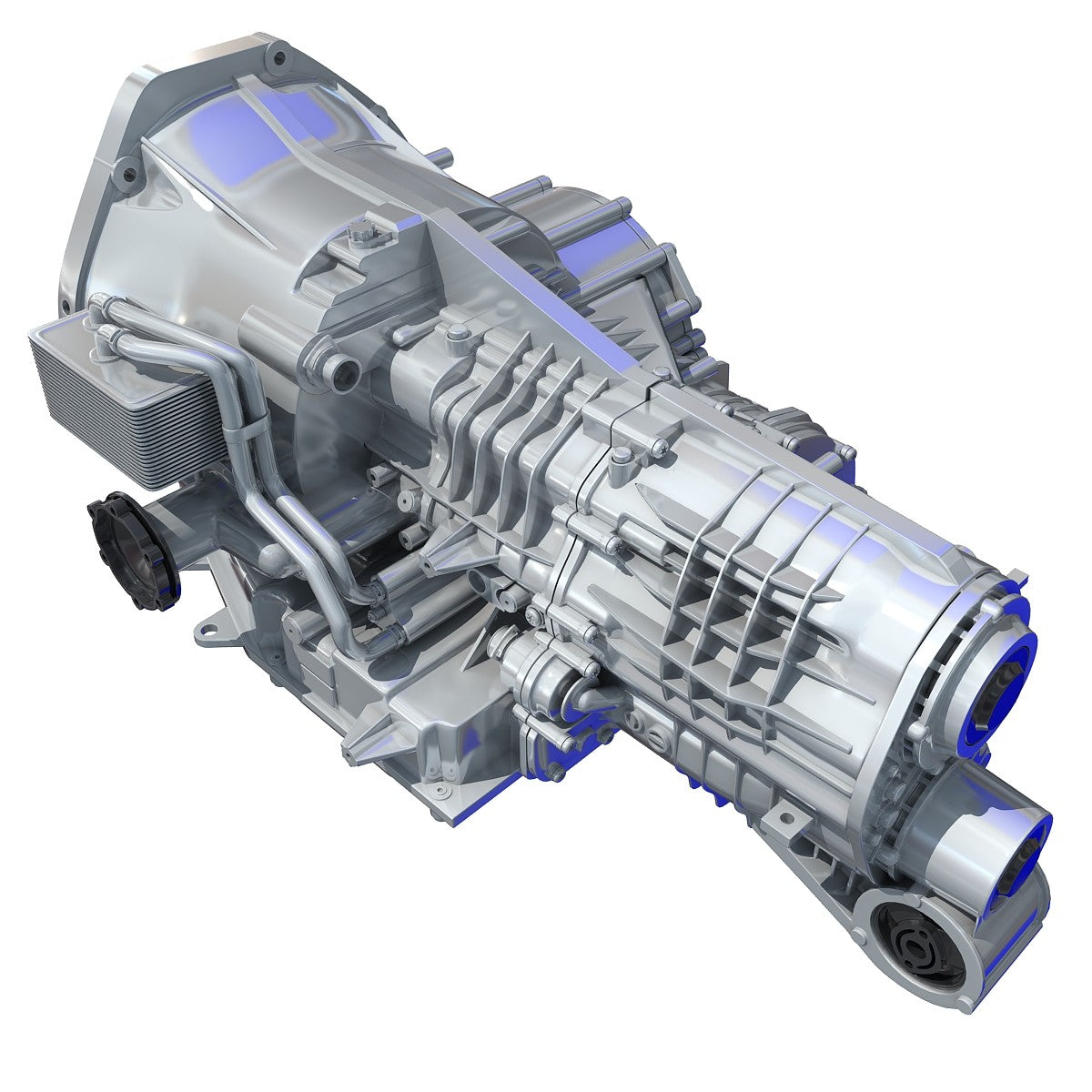 3D Gearbox Transmission Model