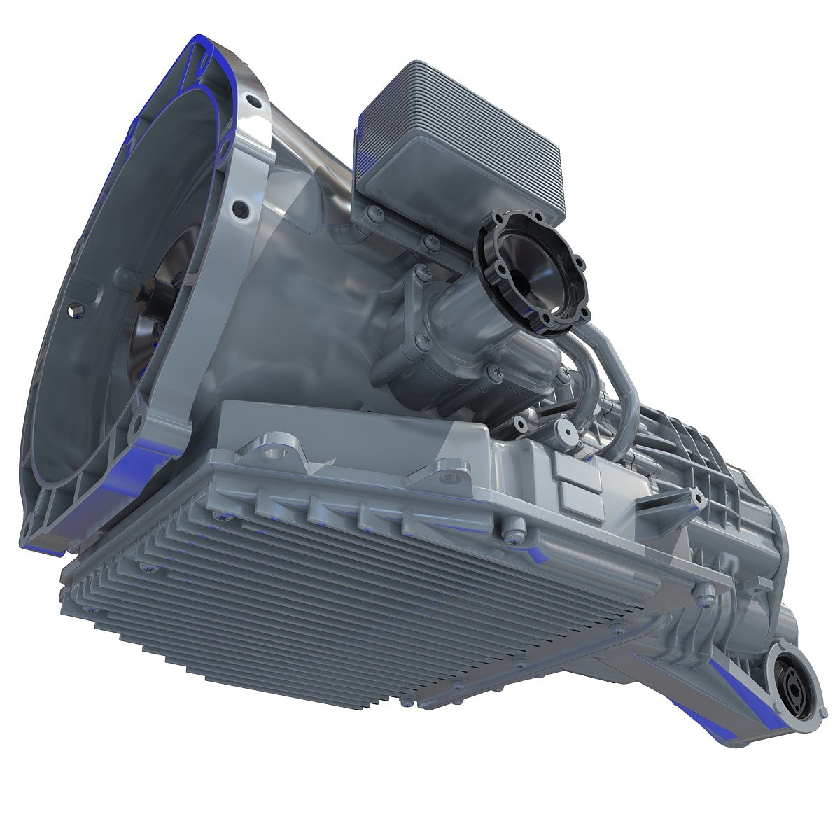 3D Gearbox Transmission Model