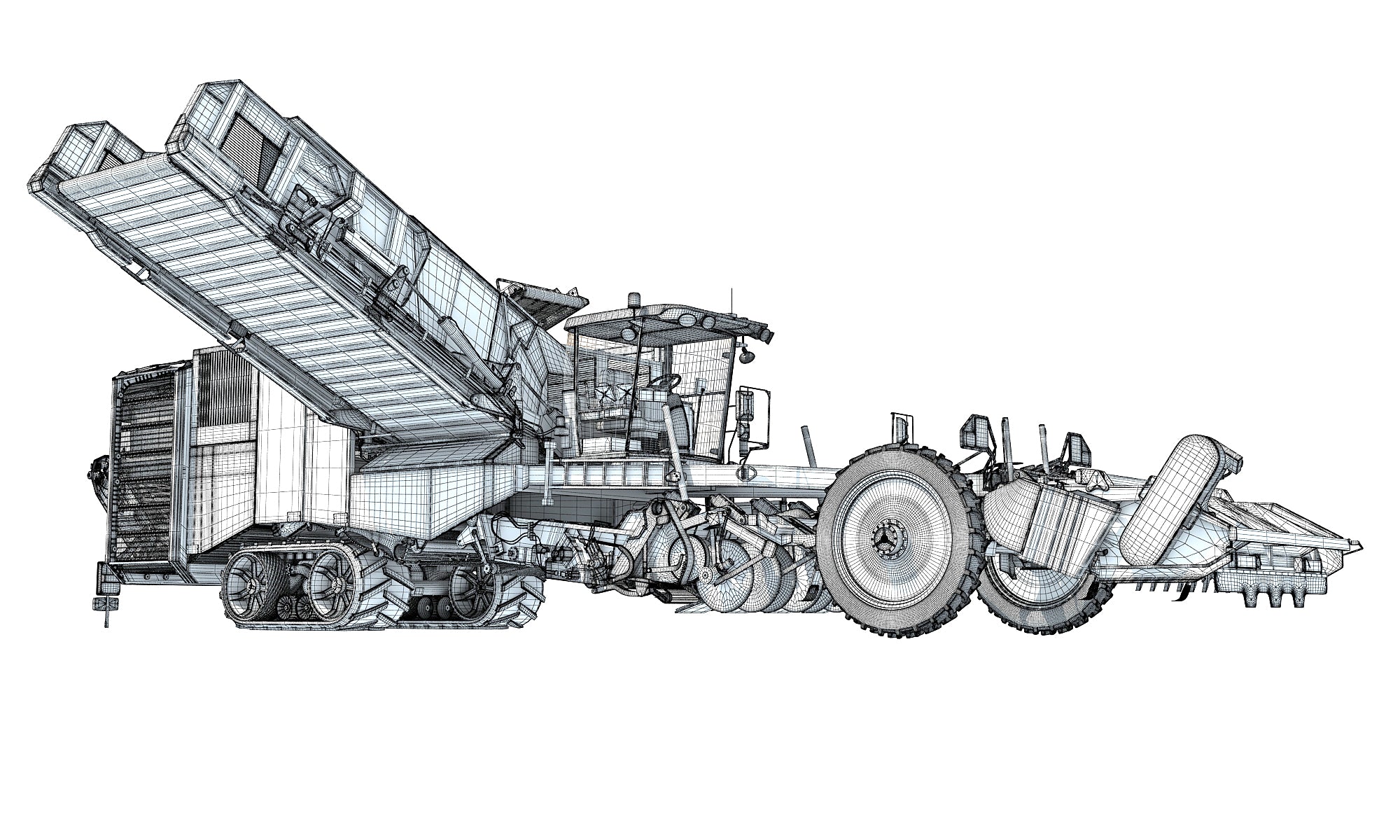 Potato Harvester 3D Models