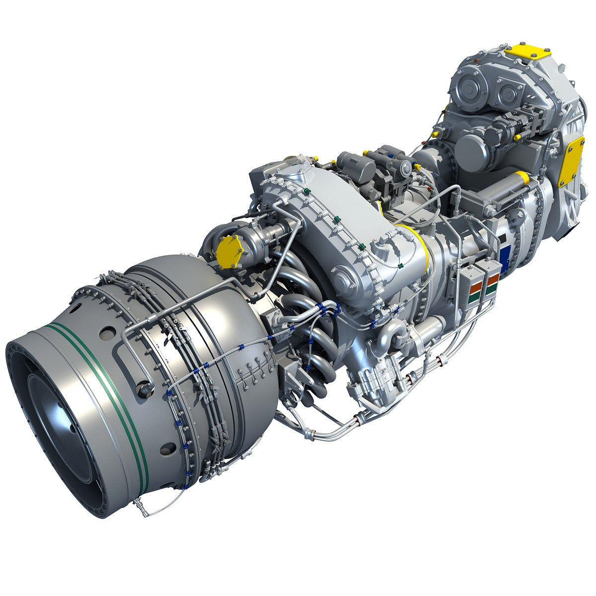 Turboprop 3D Engine Model