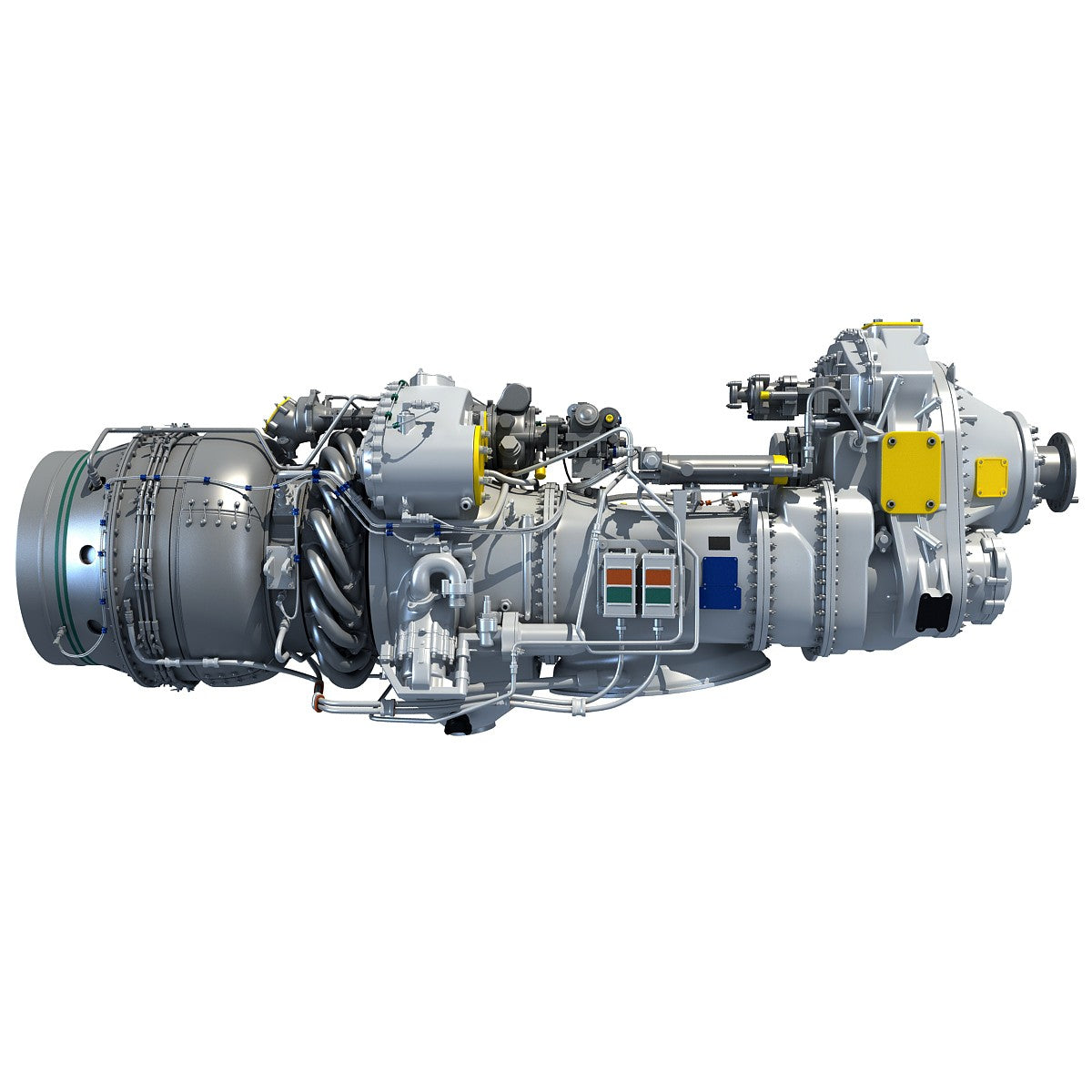 Pratt & Whitney Turboprop 3D Engine Model