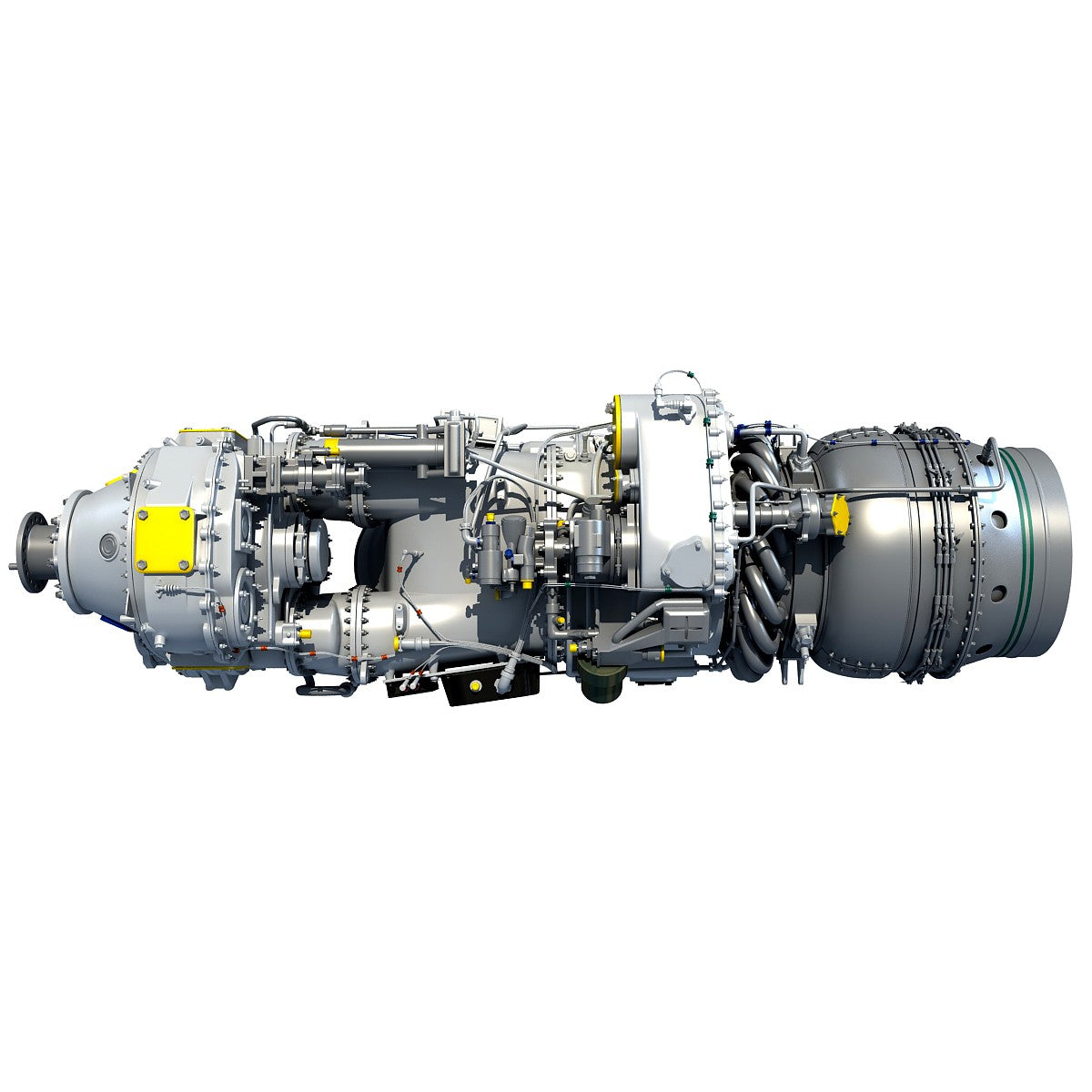 Pratt & Whitney Turboprop 3D Engine Model