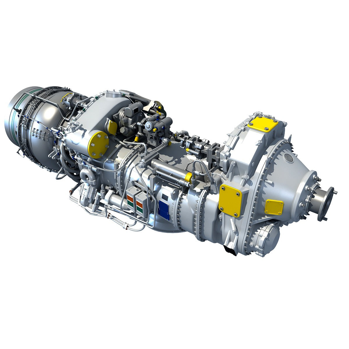 Pratt & Whitney Turboprop 3D Engine Model