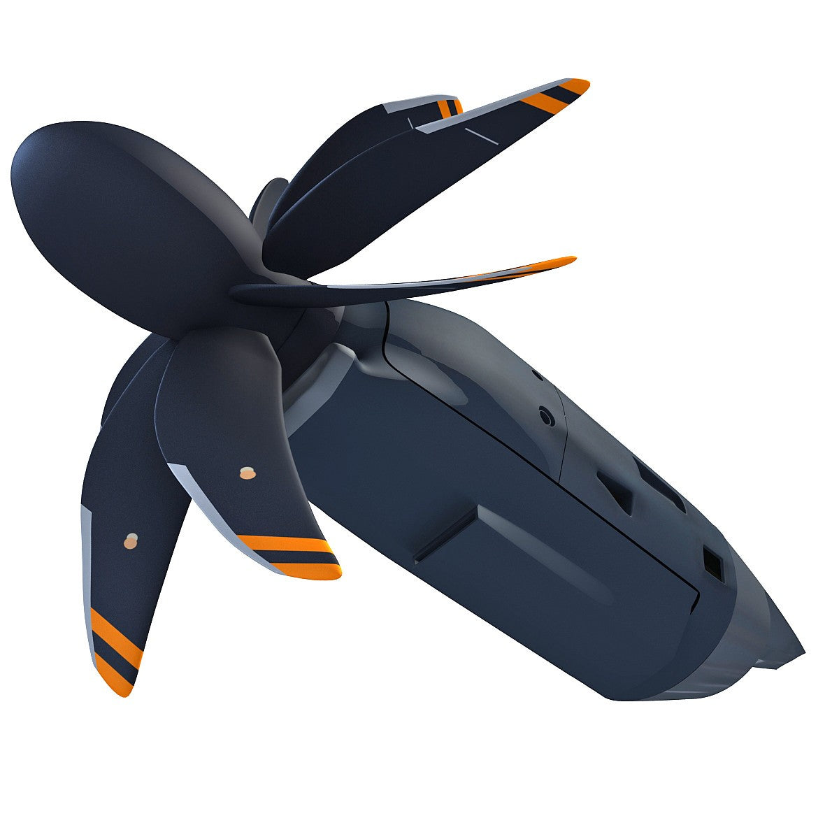 Propfan Jet Engine 3D Model