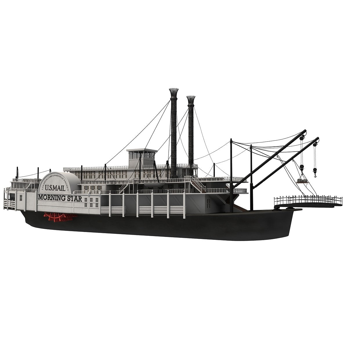 Paddle Steamer and River Boat