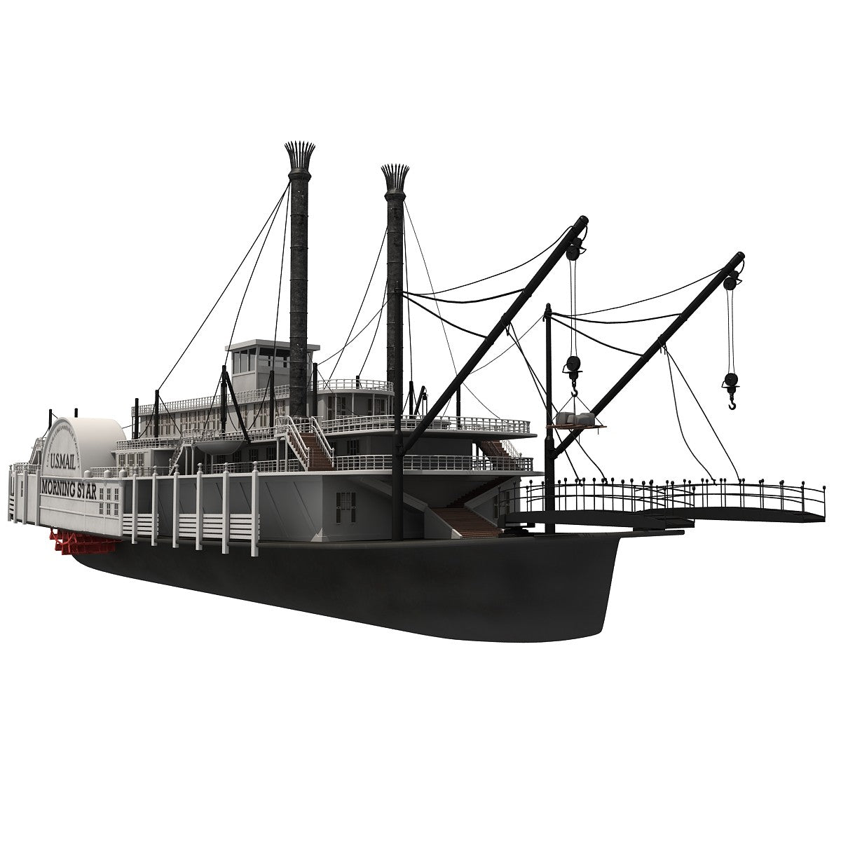 Paddle Steamer and River Boat