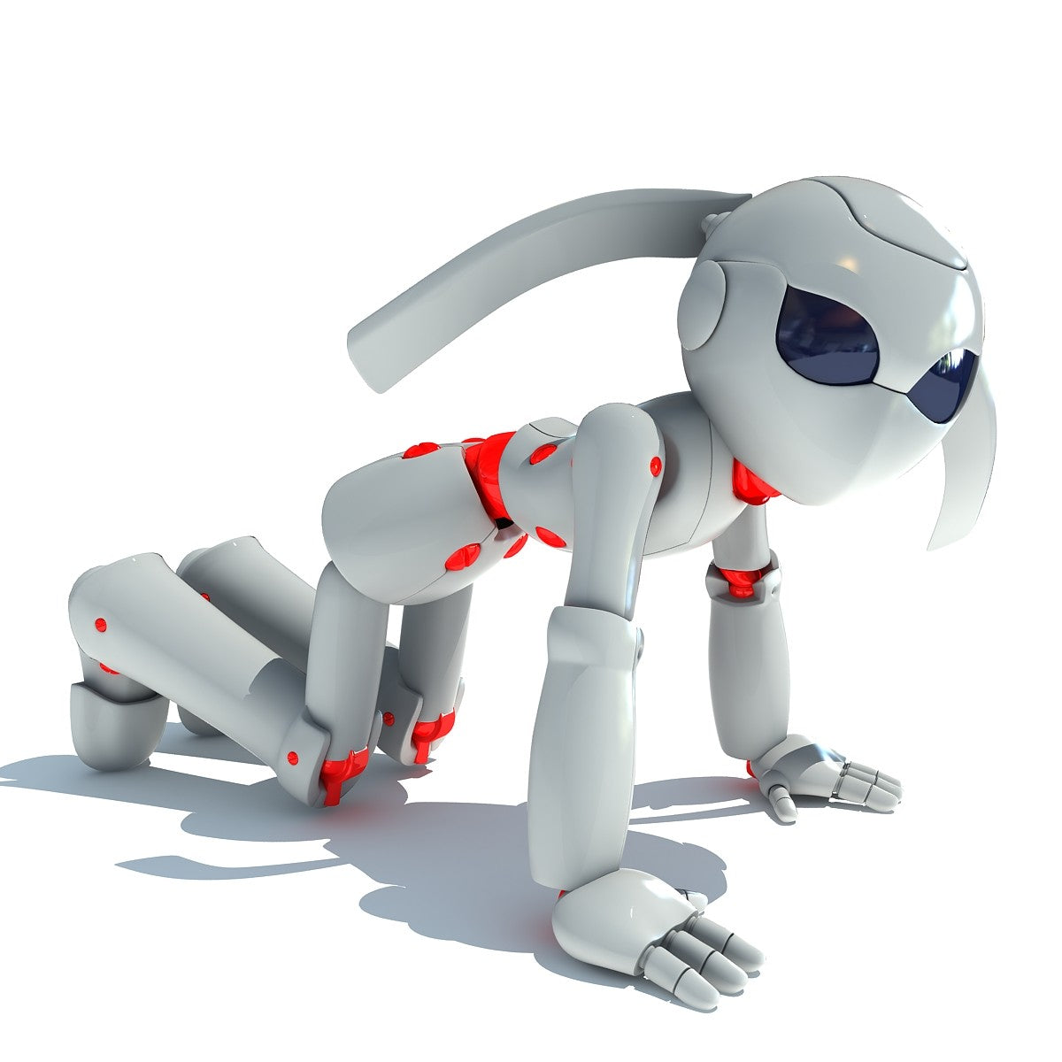 Rigged Robot 3D Model