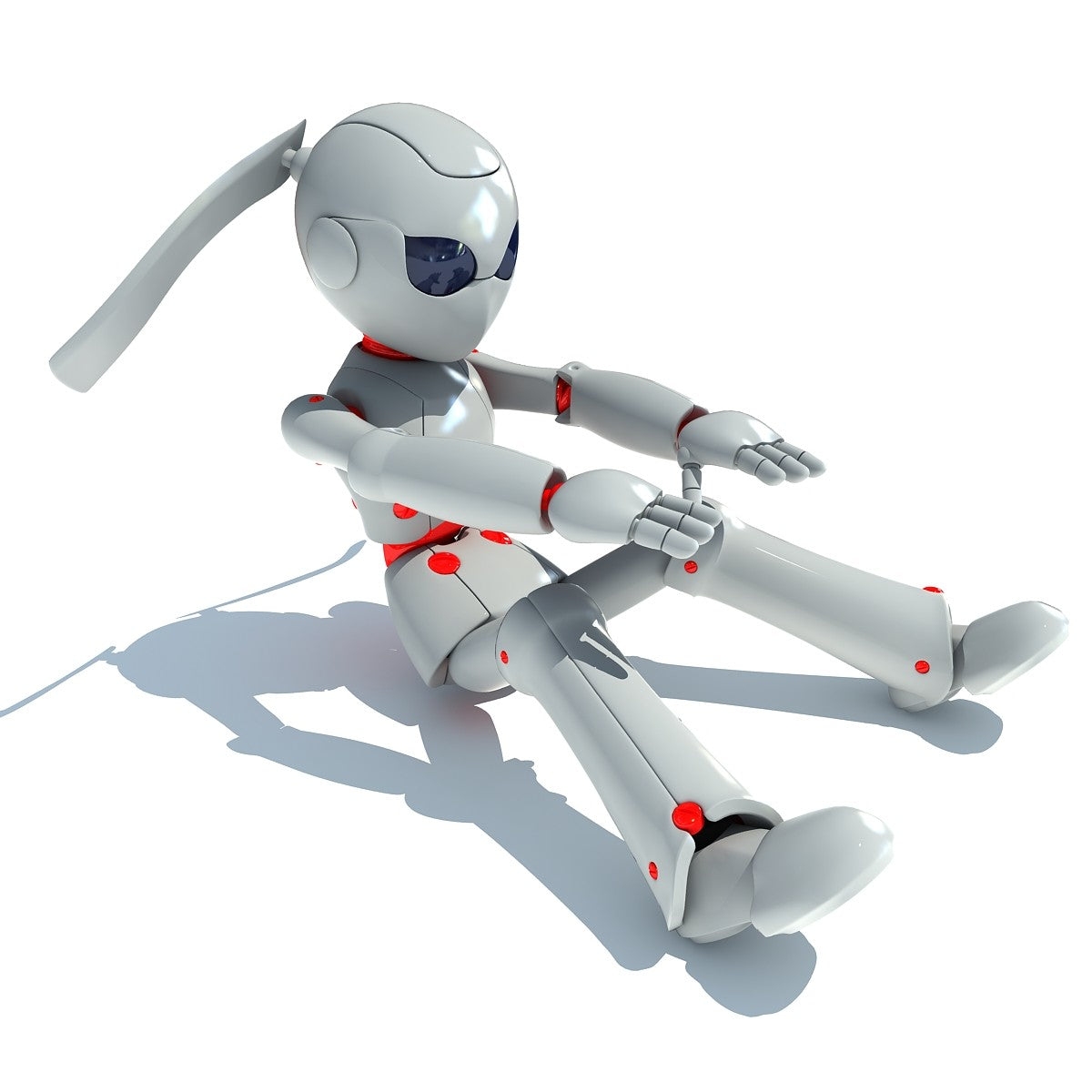 Rigged Robot 3D Model