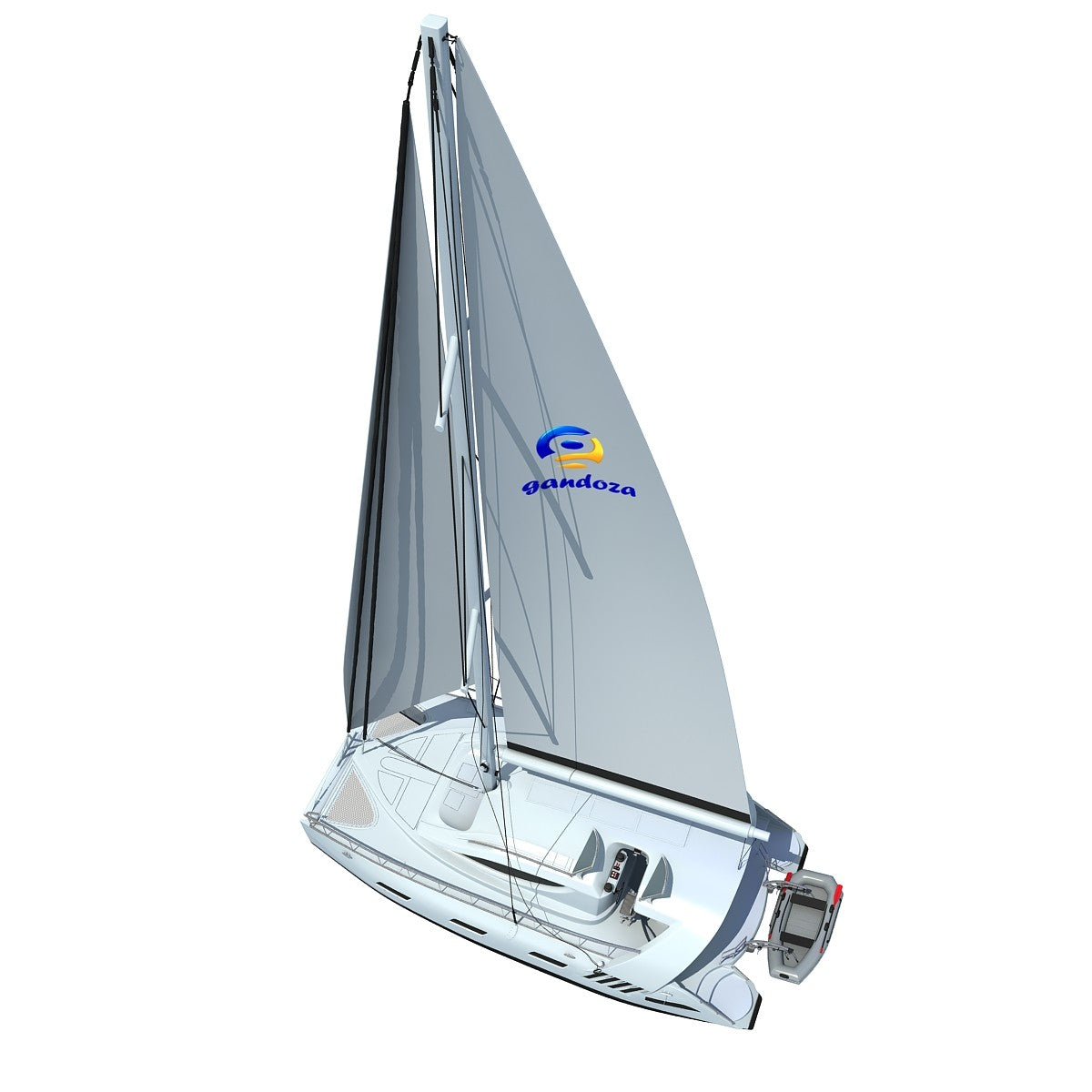 Sailing Boat 3D Model