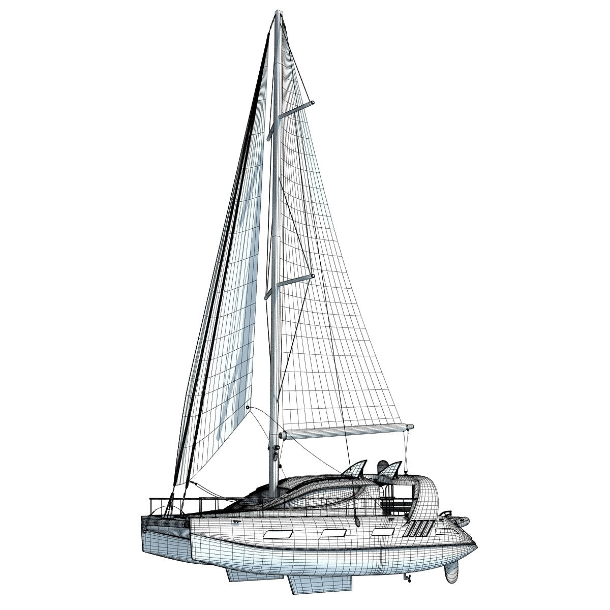 Sailing Boat 3D Model