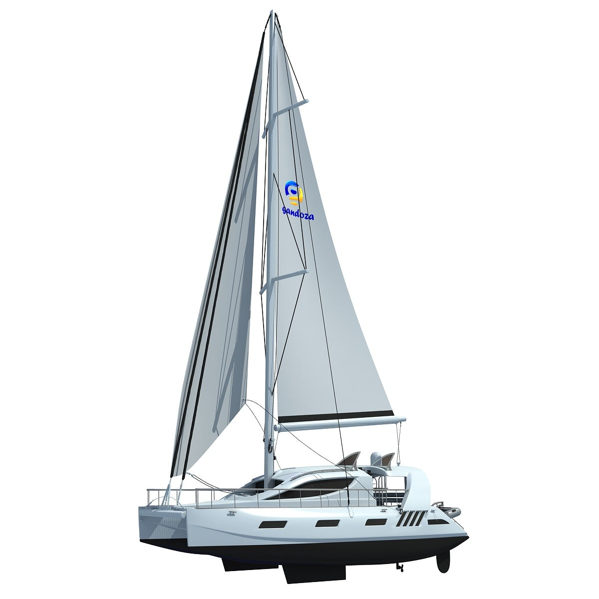 Sailing Boat 3D Model