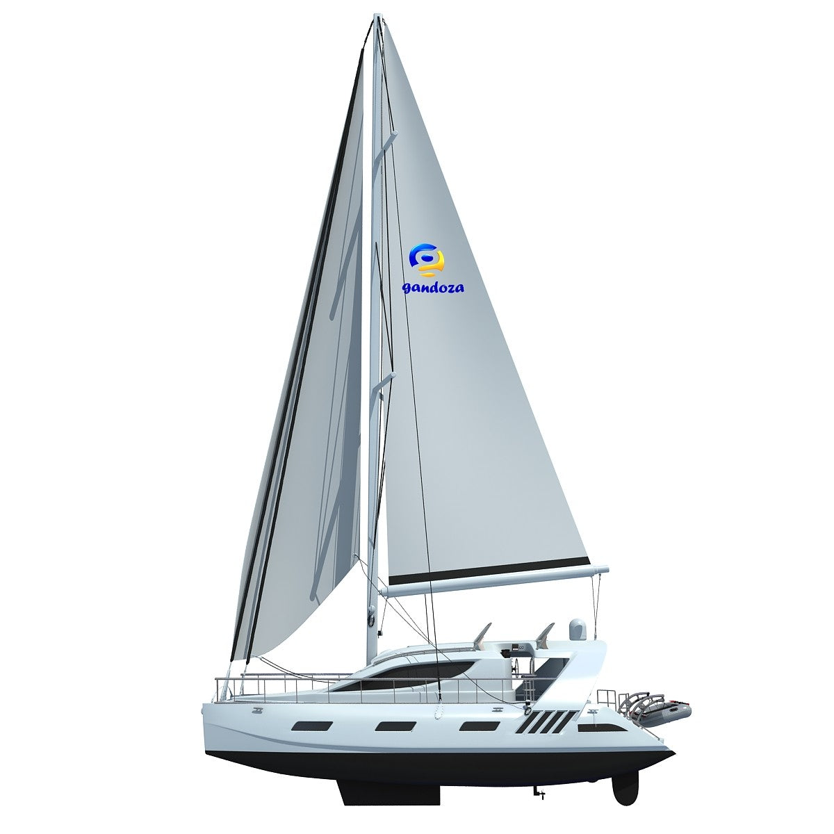 Sailing Boat 3D Model