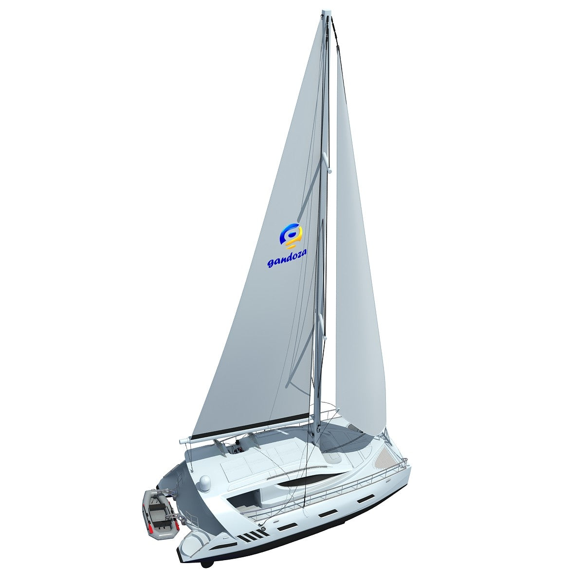 Sailing Boat 3D Model