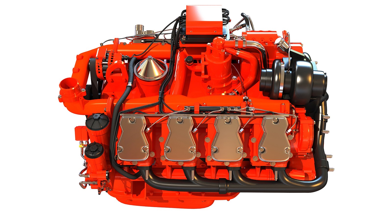 Swedish V8 Engine Industrial Diesel Engines