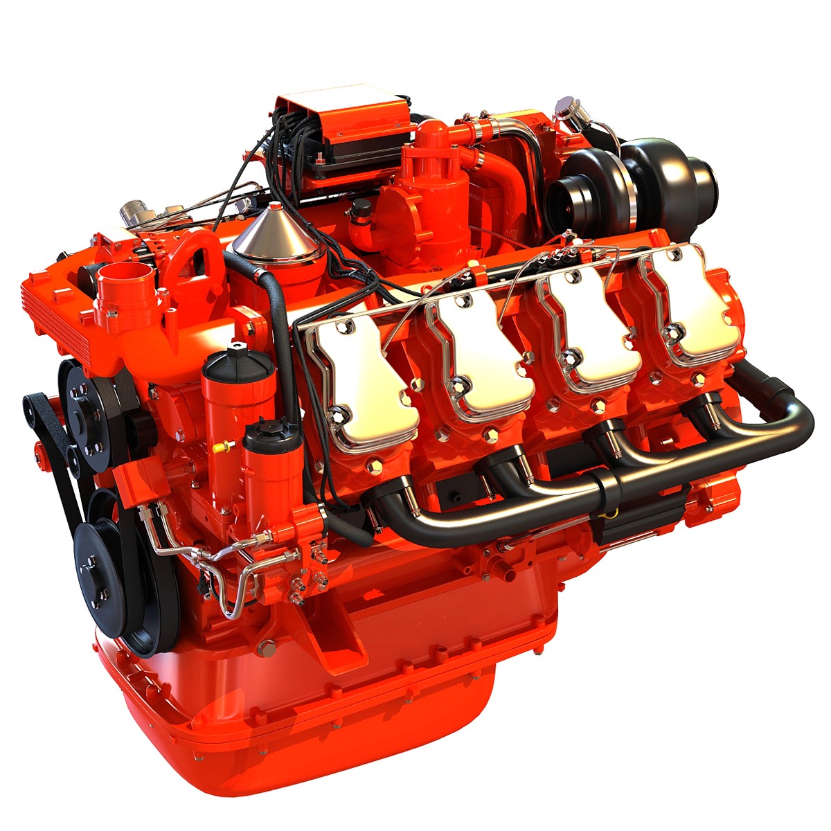 Scania V8 Engine Industrial Diesel Engines